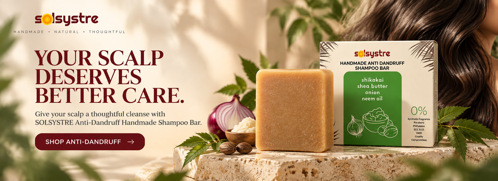 Solsystre Anti-dandruff Shampoo Bar Discover Benefits Solsystre Anti-dandruff Shampoo Bar Discover Benefits