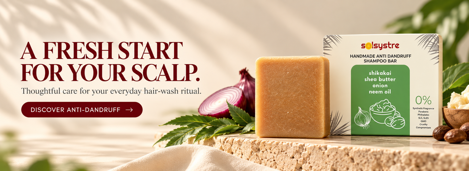 Solsystre Anti-dandruff Shampoo Bar Buy Now
