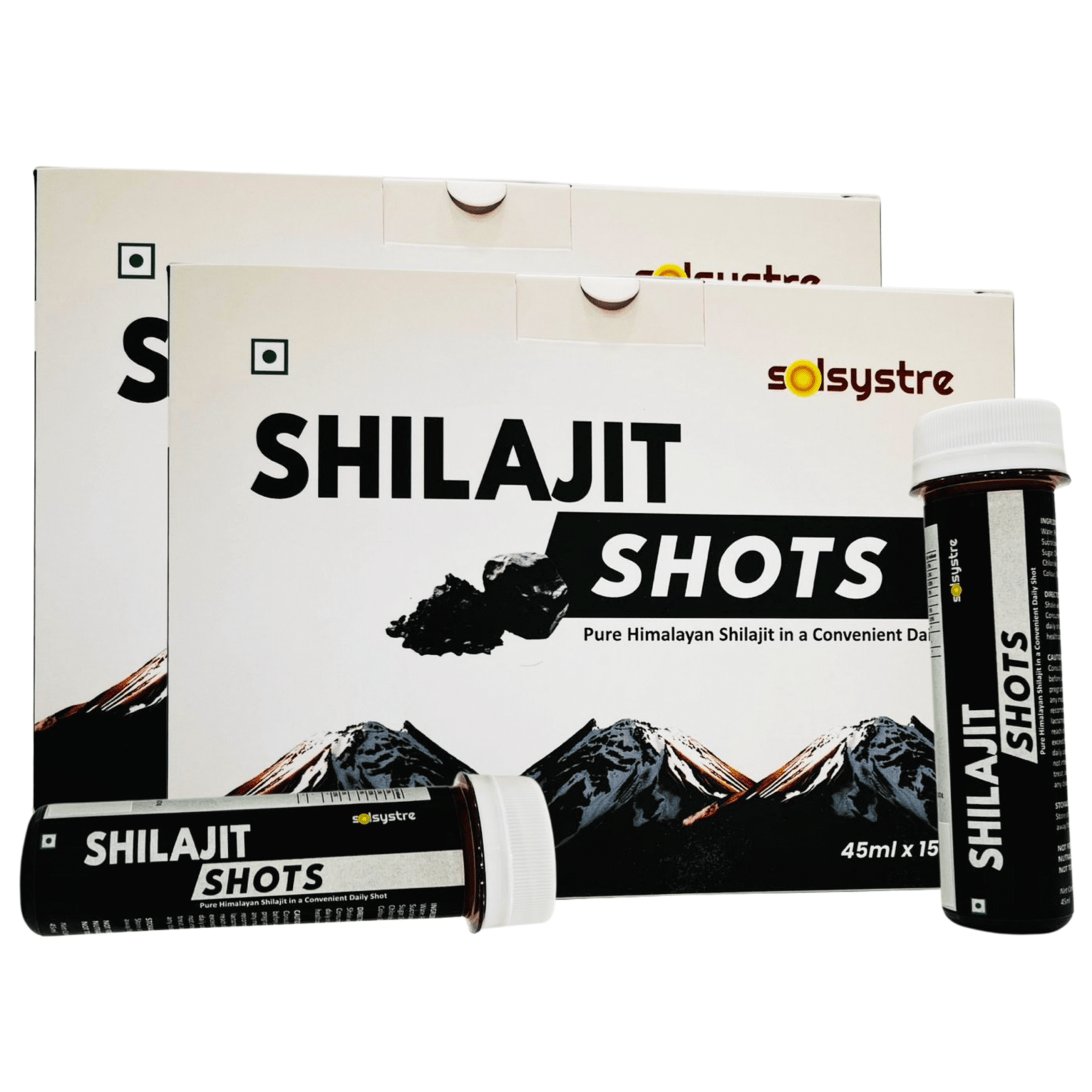Solsystre Shilajit Shots - Pack of 2 Solsystre Shilajit Shots - Pack of 2